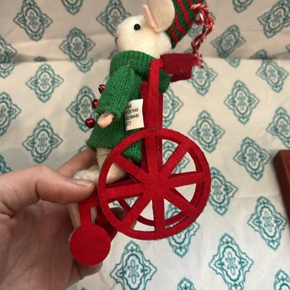 Target Wondershop MOUSE IN WHEELCHAIR ORNAMENT 2023 - Picture 2 of 5